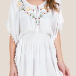 Francesca's Darla Bird Embroidered Swim Coverup Photo 0
