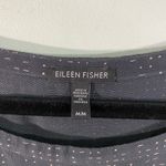 Eileen Fisher  Grey Dots Tencel Blend Short Sleeve Shift Dress Size M Photo 3