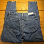 RE/DONE  high rise ankle crop button fly raw hem 27 jeans Photo 10