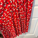 Faithfull the Brand Ari Midi Dress Jasmine Red | Size XS Photo 4