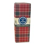 Life is Good NEW  3 Pack Holiday Crew Socks Cozy Gifting Puppy W5-9 M4-8 Photo 2