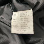 Nine West Leather Jacket Coat Black S Small Photo 4