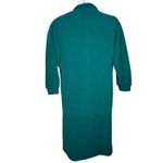 Vintage Mackintosh Wool Coat Size 6 | Teal Green Double Breasted Trench Overcoat Blue Photo 8