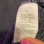 J.Crew Navy & White Striped Split-Neck Cotton T Shirt XXL EUC Photo 6