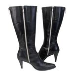 Donald J Pliner Italian Vintage Leather Boots GUC $425 Size 8M S3946 Black Photo 9