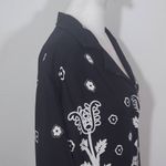 ASOS Black and White Floral Print Mini Skirt Dress NWOT Size 6 Floral Mini Dress Photo 4