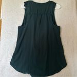 Calvin Klein Jeans Calvin Klein Dark Green Emerald Sleeveless Blouse Photo 1