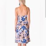 NBD NWT Revolve Satin Floral Landon Midi Dress Photo 1