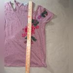 Gypsies & Moondust Pink Floral Embroidered Women's Top size small Y2K Photo 5
