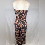 Maurice's Maurice’s strapless blue and pink cropped jumpsuit with pockets size XS Photo 2