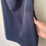 ZARA Trafaluc  Short Sleeve Mini Shift Dress Navy Blue ~ EUC Women’s Size L Photo 4