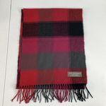 Scarf 100% Cashmere Multi Plaid Fringe Trim Classic Scotland Luxurious One Size Black Photo 1