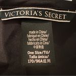 Victoria's Secret Love Satin Flutter Sleeve Kimono Robe Women's One Size Black Photo 5