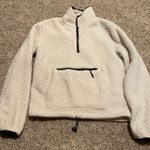 No Boundaries  White Sherpa Puffer Jacket Photo 0