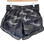 Athleta Camo Printed Mesh Run Racer Shorts Sz M Photo 0