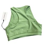 We Wore What  Solid Racerback Bra Fair Green size small NWT Photo 3