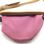 Coach white canvas w/brown trim wristlet Photo 7