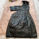 Endless Rose  X Revolve One Shoulder Faux Leather Dress sz XS Photo 9