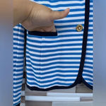 Lilly Pulitzer Malibu Flutter Blue Striped Blazer XS Photo 3