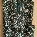 CWonder NWT Green White Dress Linen Knee Length Formal Summer Outfit Size S Photo 1