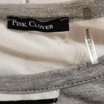 Pink Clover  Gray, White, & Black Top (S) Photo 5