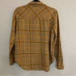 Universal Threads Universal Thread Golden Flannel Button Down Top Medium Photo 7