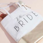 David's Bridal David’s Bridal The Bride Metallic Color Block Tote Bag Photo 1
