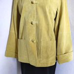 Gretchen Scott  Lime Green Washable Suede Jacket Photo 2