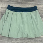 Beyond Yoga  Skort Sage and Navy Pleated Skirt Small Photo 0
