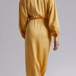 & Other Stories NWT & Other Stories Wrap Yellow Midi Dress Photo 2