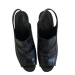 Rachel Comey  Women's Black Lace Leather Slingback‎ Sandals Shoes 7 Photo 1