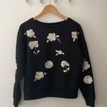 Sanctuary Embroidered Quilted Crewneck Sweater Photo 0