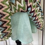 Modcloth  Daytime Dazzler Chevron Stripe A Line Skirt Pastel Multicolor Medium Photo 8