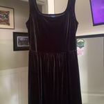 Old Navy Black Velvet Dress Photo 0