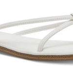 Dolce Vita Jumpie Thong Flip Slide Flats White Sandals Women's Side 8 NWT Photo 0