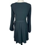 Abercrombie & Fitch Small Mini Wrap Dress Long Sleeve Surplice V-Neck A-Line Photo 4