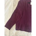 Vintage‎ Carole Little Sweater Size 6 Burgundy Red Photo 3