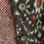 Free People  Black Aztec Geo Print Long Cozy Jacket Wool Alpaca Blend Size XS Photo 6