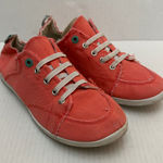Vionic Beach Sneakers Womens 10 Coral Pink Slip On Sneakers Canvas Casual Shoes Photo 0