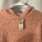 American Eagle NWT  Rose Pink,Knit, Hooded, Sweater, Size Small Photo 1