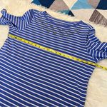 Coral Bay  Nautical Theme Shirt Top Blue White Stripes Women’s Size XL Photo 8