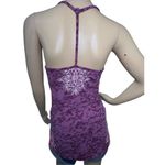 Athleta Boho Athletic Razorback Tank Top With Floral Design Photo 3