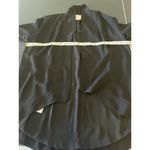 BCBGeneration  Women's Black Open Front Blazer Size S 3/4 Sleeve Lightweight Photo 3