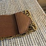 Charming Charlie  Tan Woven Stretch‎ Belt Size S/M Photo 4