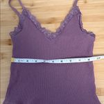 Urban Outfitters  Size Extra Small XS Purple Lace Trim Ribbed Women's Teen Top Photo 2