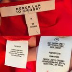 Derek Lam  10 CROSBY Cotton Poplin Red Dress Off Shoulder Mini Puff Sleeves 4 EUC Photo 6