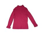 Lands' End Womens Turtleneck Sweater XL 18-20 Red Long Sleeve 100% Cotton Photo 1