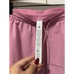 Lululemon Court Rival High-Rise Short 3" Pink Frosting / White Size 8 Athletic Photo 3
