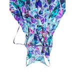 Amanda Uprichard  Multicolor Geometric Floral Print A-Line Dress Silk Size Small Photo 5