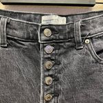 Abercrombie & Fitch High Rise 4" Cut Off Short Black Denim Jean Short 8 Sz 29 Photo 3